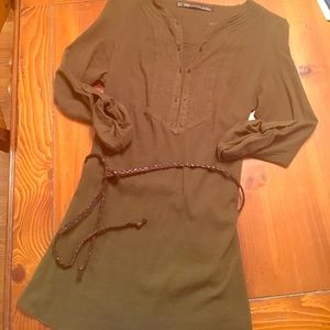 Zara olive tunic Zara olive tunic