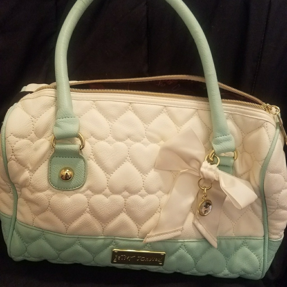 Super cute quilted Betsey Johnson handbag