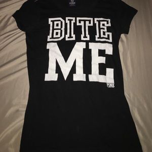 Bite Me Short Sleeve Top From Pink