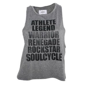 Soulcycle Mantra Keyhole Back Tank