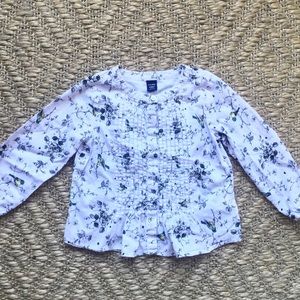 Gorgeous Baby Gap Floral Blouse!