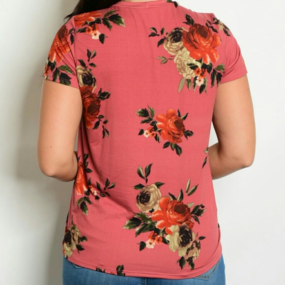 Rose Floral Caged tee - Picture 2 of 2