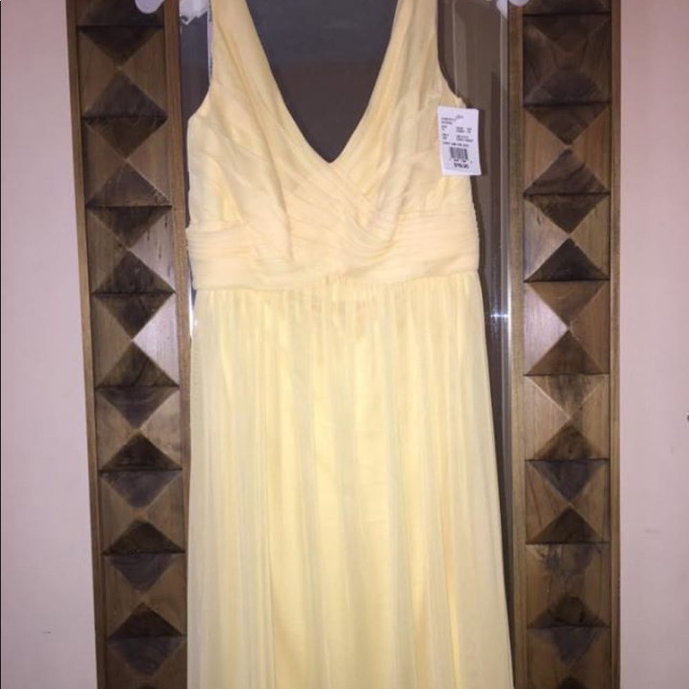 Yellow formal dress