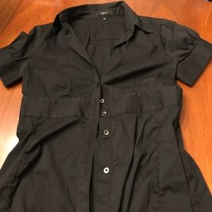 Black Express shirt dress.
