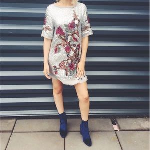 Zara embellished sequin dress Zara embellished sequin dress