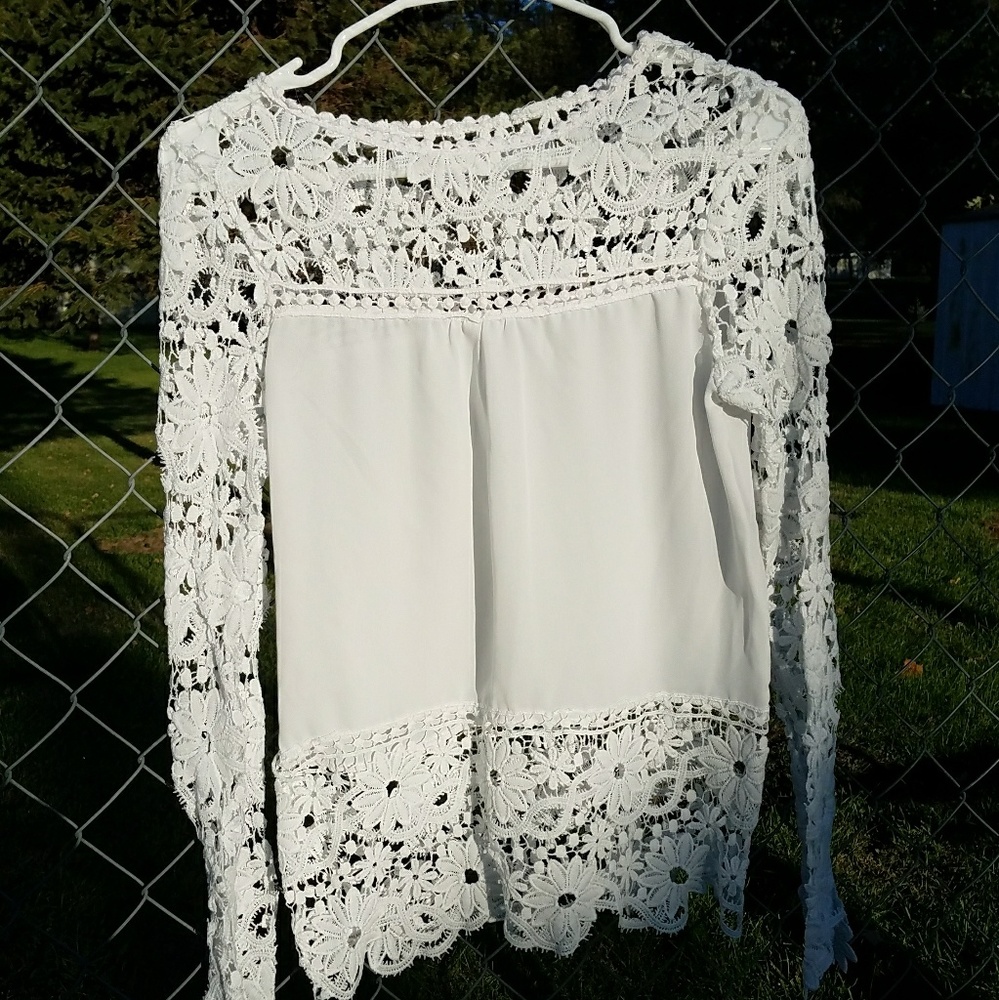 Long Sleeve Lace Top