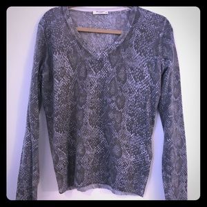 Equipment python cashmere v neck sweater