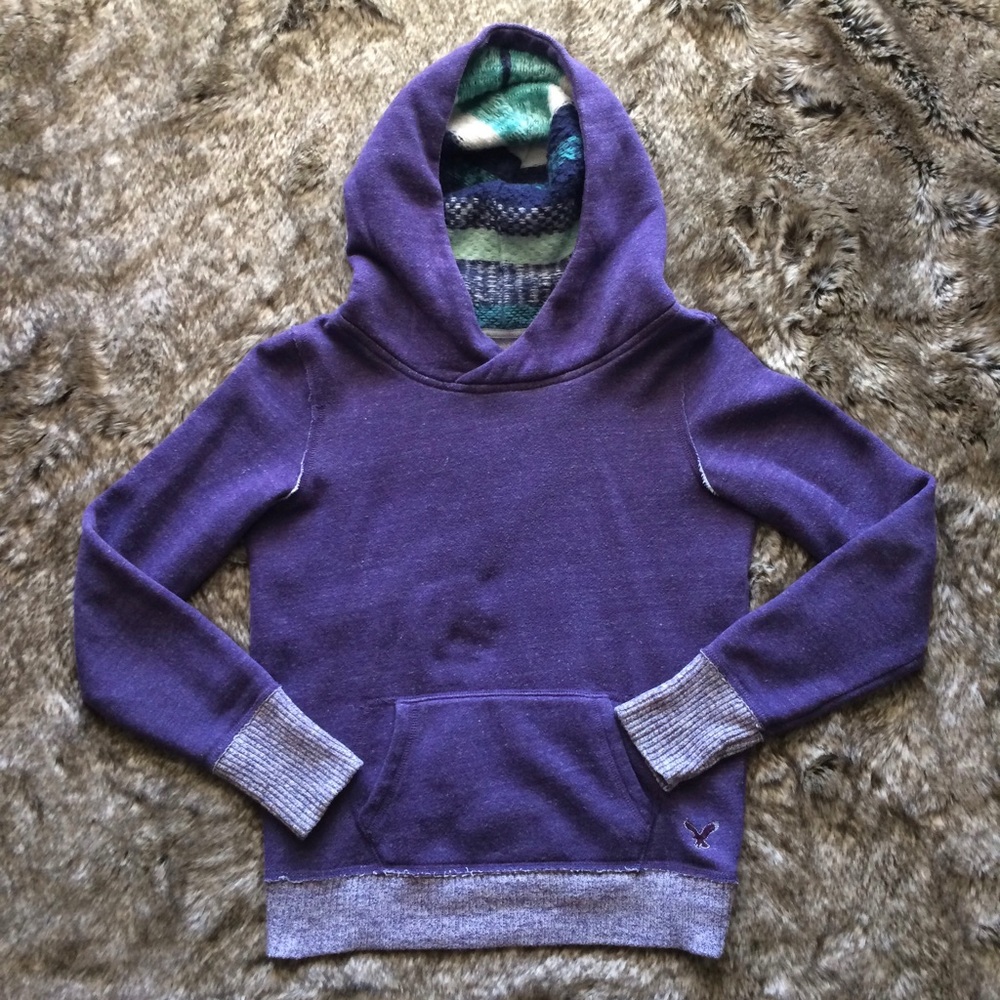 American Eagle Purple Hoodie