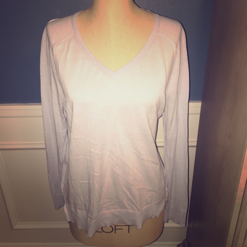 Pale Blue V-neck sweater