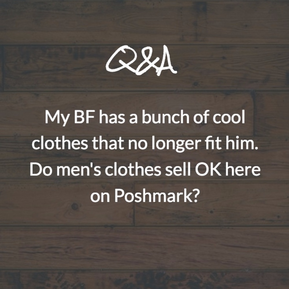 Men's clothes on Poshmark, worth it?