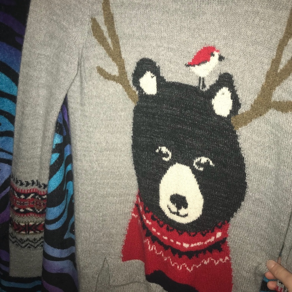 Abercrombie and Fitch Long Knitted Sweater Small