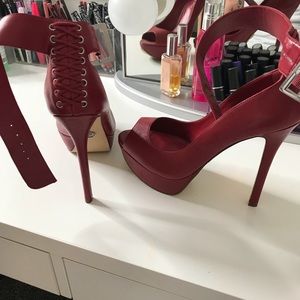 bebe Red Stiletto Heels 👠