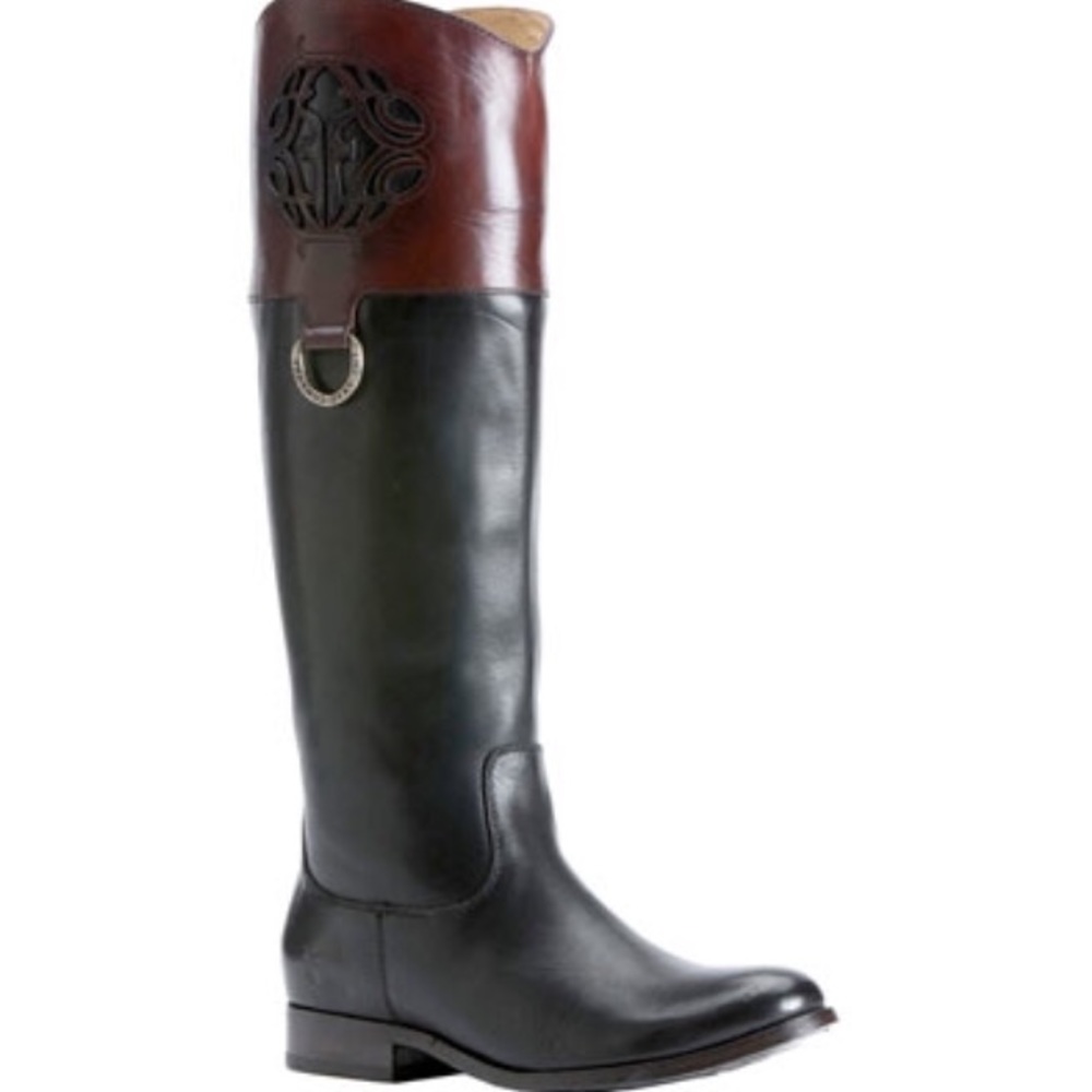 Frye Melissa Logo Riding Boot Sz 7