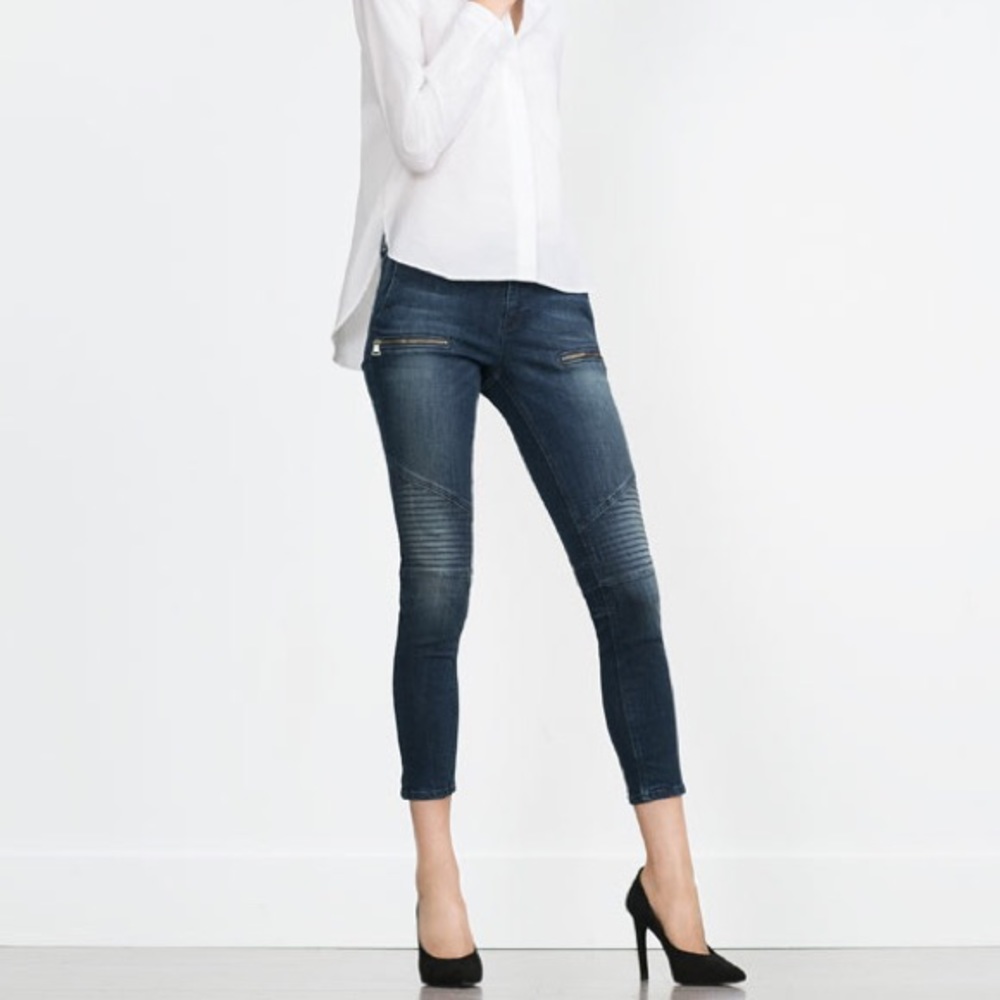 Zara Biker/Moto jeans