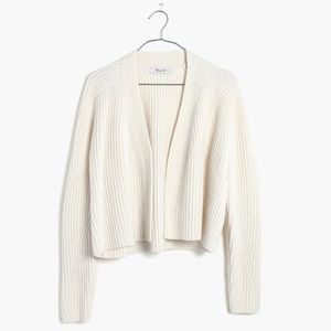 NWOT Madewell Crop Cardigan Sweater
