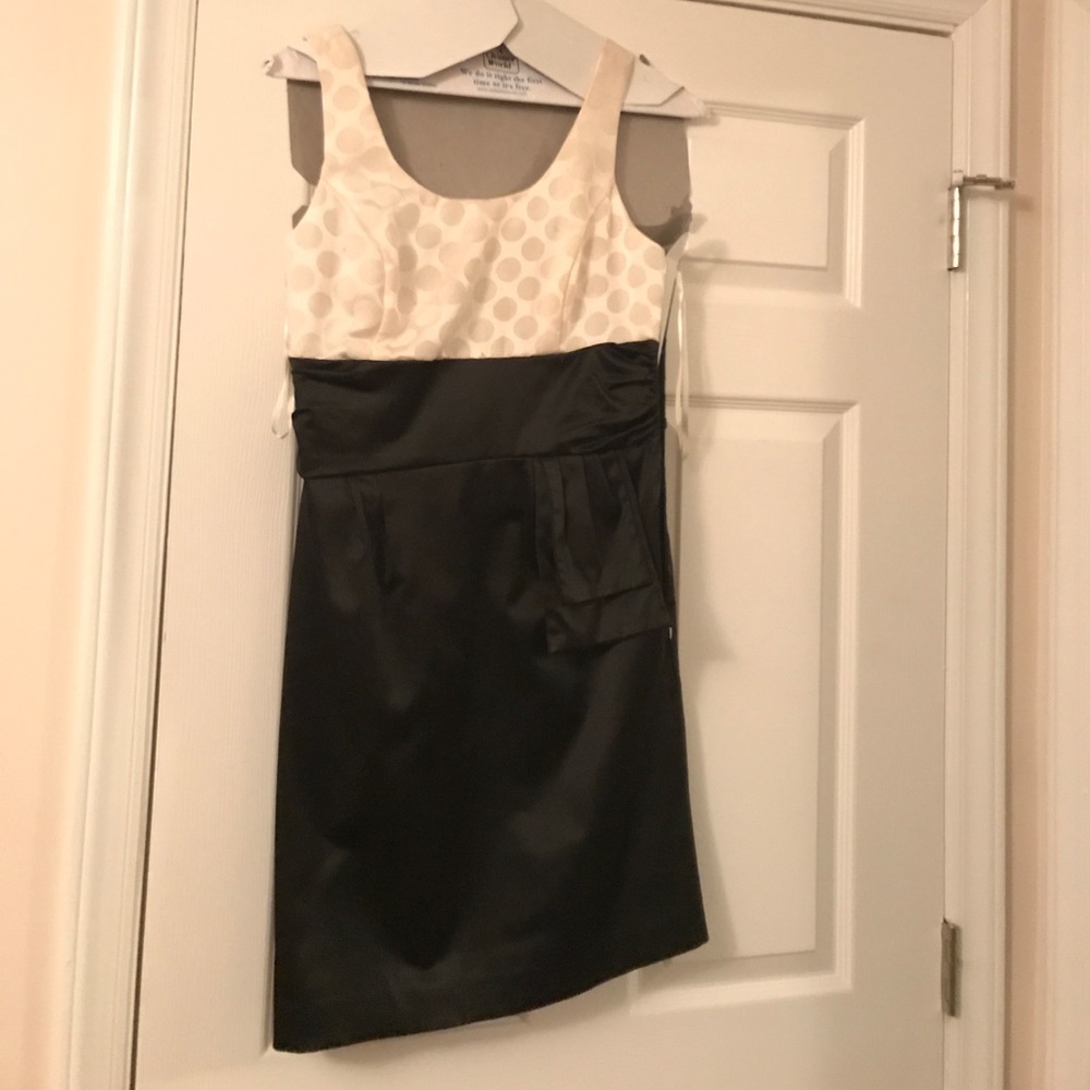 Black and white dress