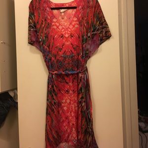 H&M tropical print  🌴 wrap dress