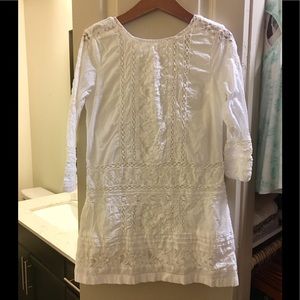 Petite Lace Shift Dress