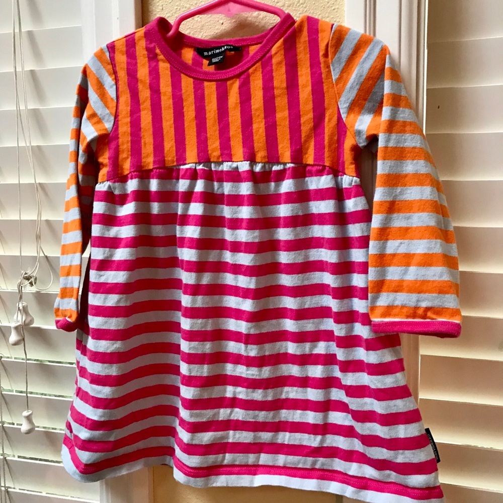 🎈 Marimekko dress set stripes size 24m 92 🎈