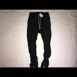 FEAR OF GOD/H&M black zipper pants
