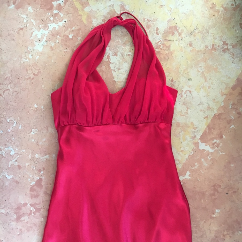 Gorgeous Satin Red Gown