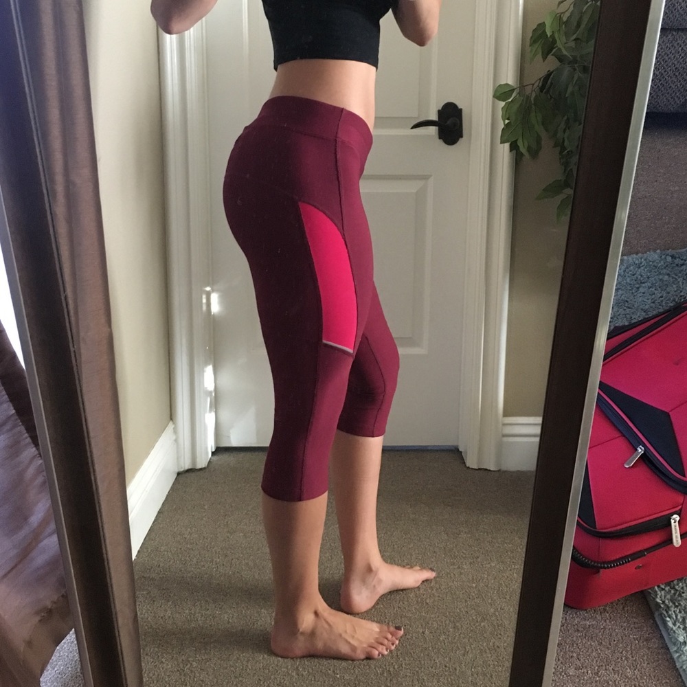 Maroon nike leggings