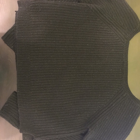 Black Crop Sweater - Picture 2 of 3