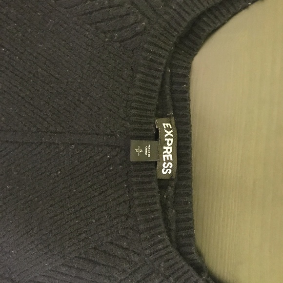 Black Crop Sweater - Picture 3 of 3