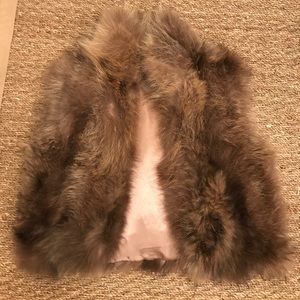 Adrienne landau fur vest