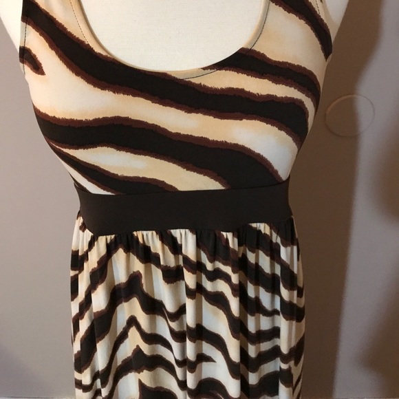 Michael Kors Zebra Print Maxi Dress - Picture 3 of 4