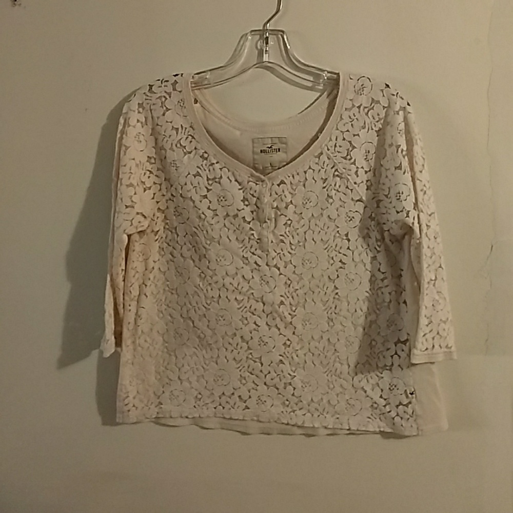 Hollister lace top
