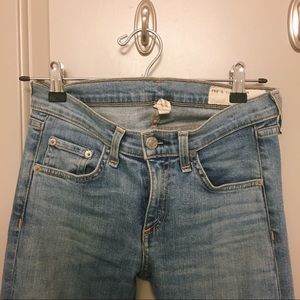 Rag & Bone Light Wash Skinny Jeans
