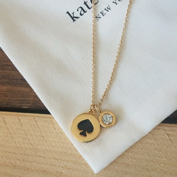 kate spade Jewelry - Kate Spade spot the spade necklace🎁