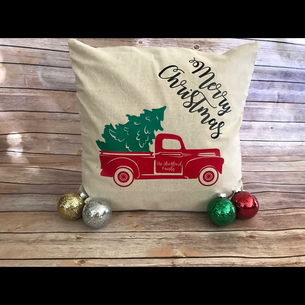 2 FOR $25 Merry Christmas Pillow Cover