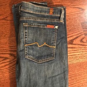 7 for all mankind straight leg jeans