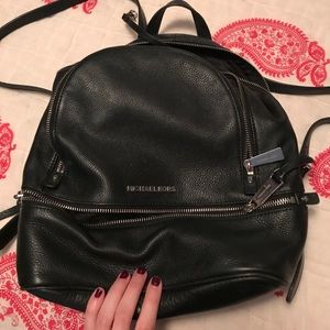 Michael Kors like new leather backpack