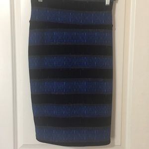 Black & blue Cassie skirt