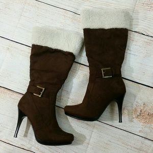 Faux Suede Boots