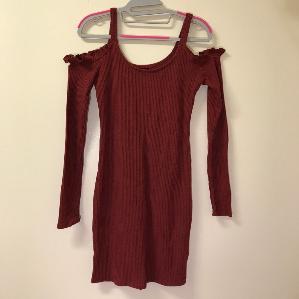 🔥New Sexy Spring off shoulder sweater dress