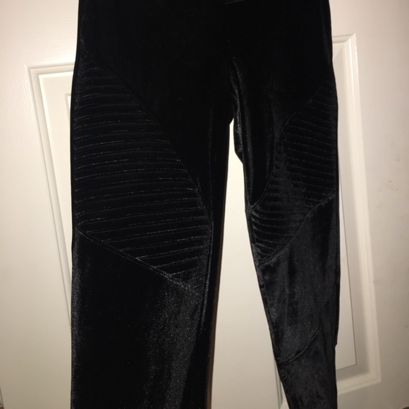 Velvet moto legging from BEBE - Picture 2 of 5