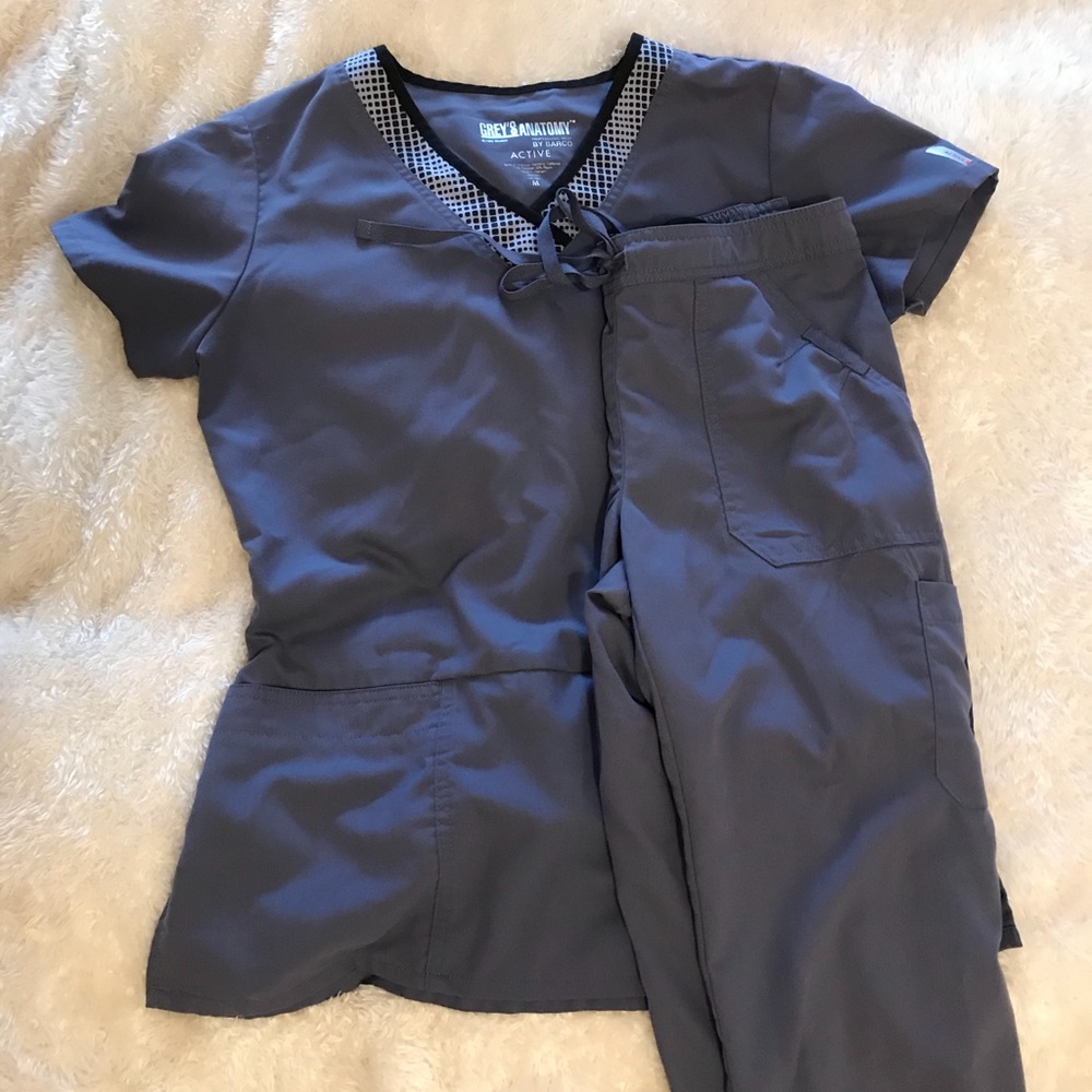Gray Greys Anatomy scrub