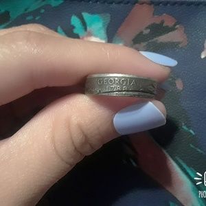 Unique Georgia Quarter Ring