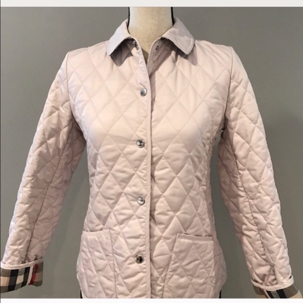 Burberry light pink authentic jacket