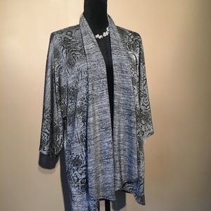 CHICO'S TRAVELERS OPEN CARDIGAN SIZE 3