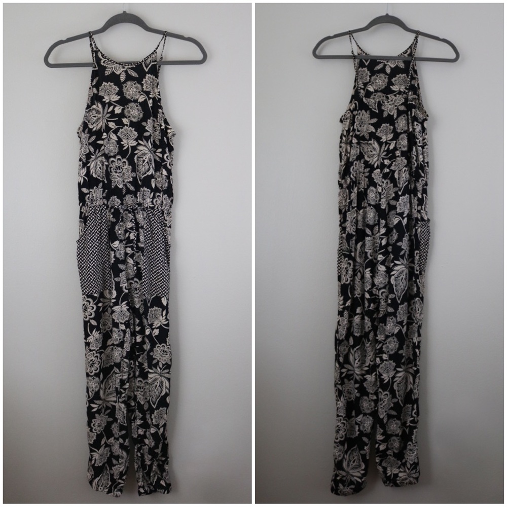 Mixed Print Jumpsuit