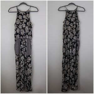 Mixed Print Jumpsuit