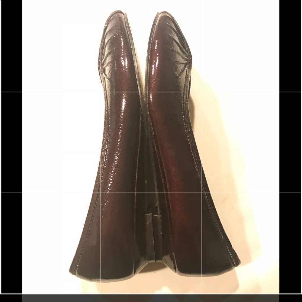 LOEFFLER RANDALL Burgundy patent leather shoes - Picture 7 of 8