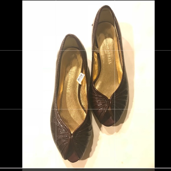 LOEFFLER RANDALL Burgundy patent leather shoes - Picture 2 of 8