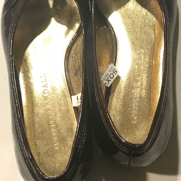 LOEFFLER RANDALL Burgundy patent leather shoes - Picture 3 of 8