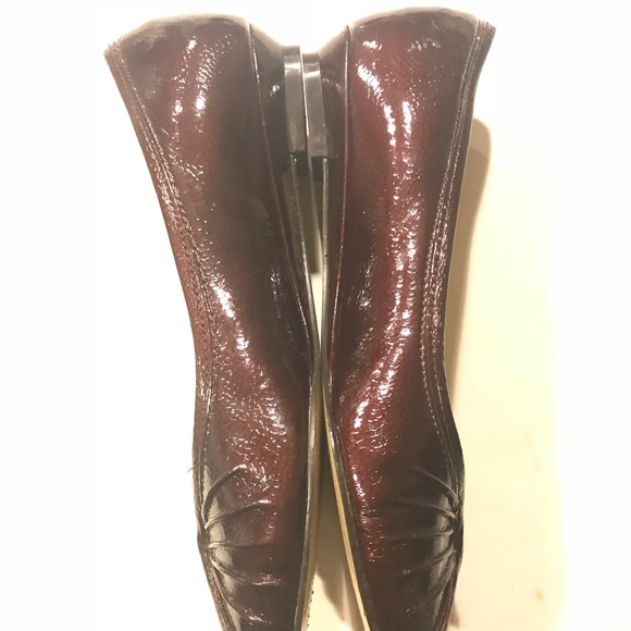 LOEFFLER RANDALL Burgundy patent leather shoes - Picture 5 of 8